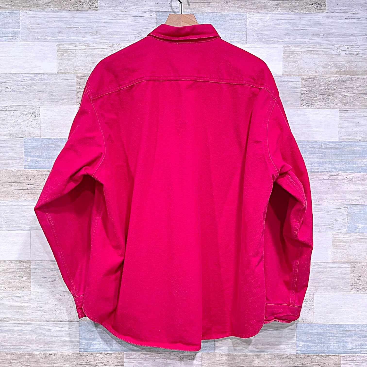 Woolrich Woolen Mills Woolrich Expedition Chamois Cloth Shirt Red Vintage Mens XL Size US XL / EU 56 / 4 - 3 Thumbnail