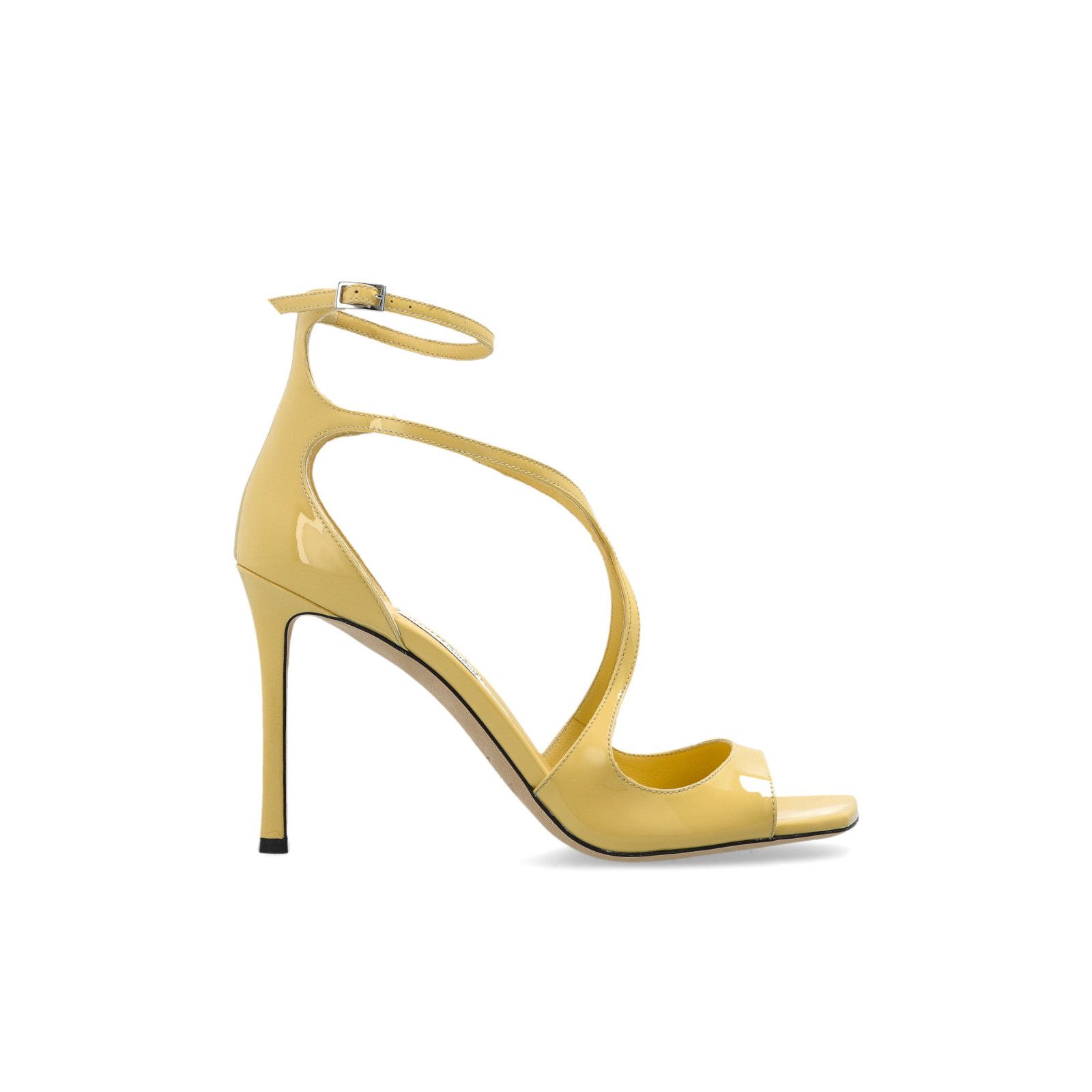 JIMMY CHOO 'Azia' Yellow Heeled Sandals New & Authentic (Wom