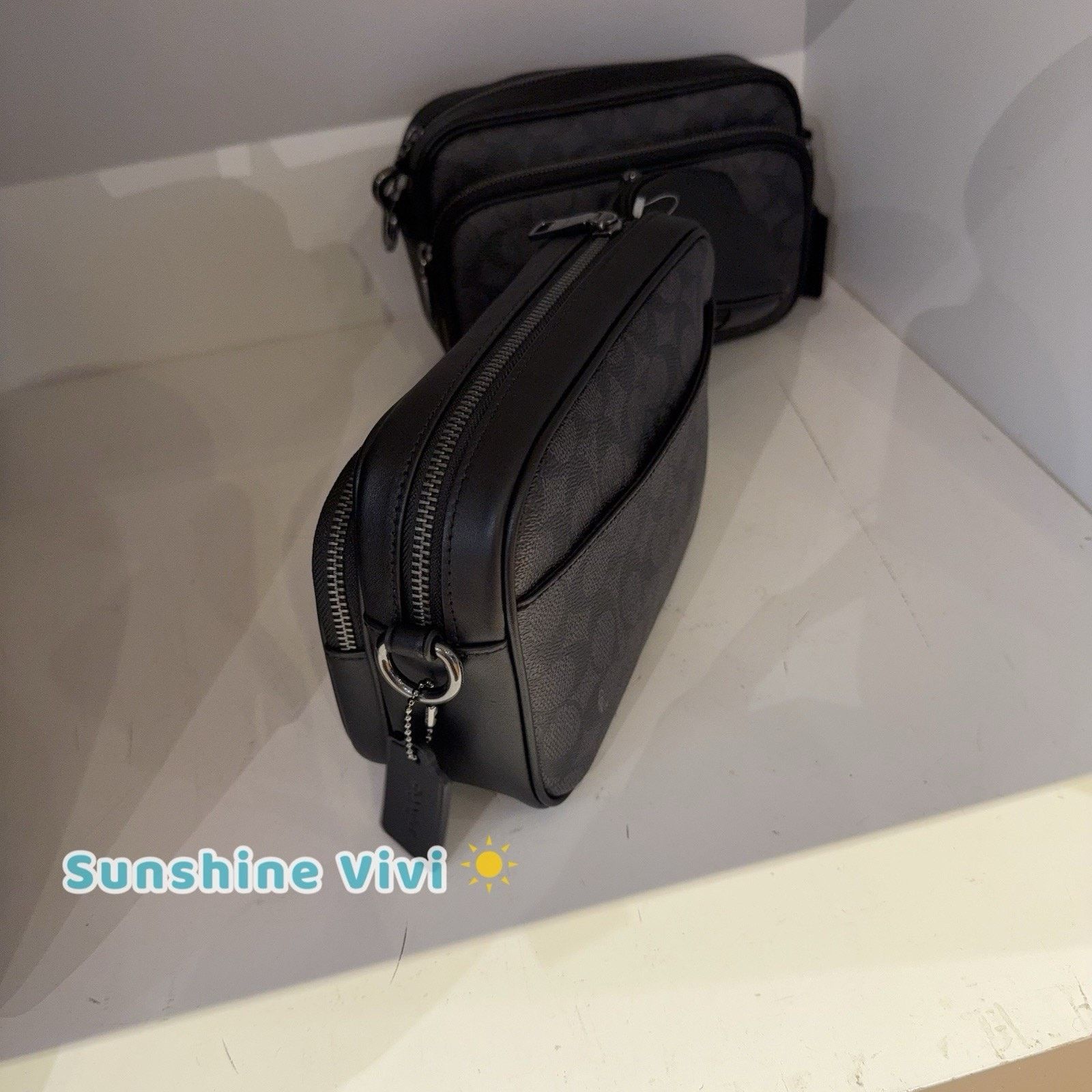 Coach NWT Coach Finlay Crossbody Bag CDB25 Gunmetal/Charcoal/Black Size ONE SIZE - 3 Thumbnail