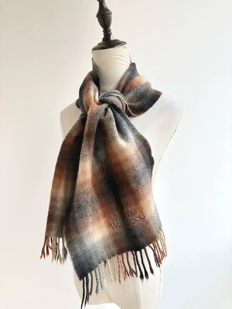 Vivienne Westwood Vivienne Westwood Striped sunset embroidered scarf Size ONE SIZE - 5 Thumbnail