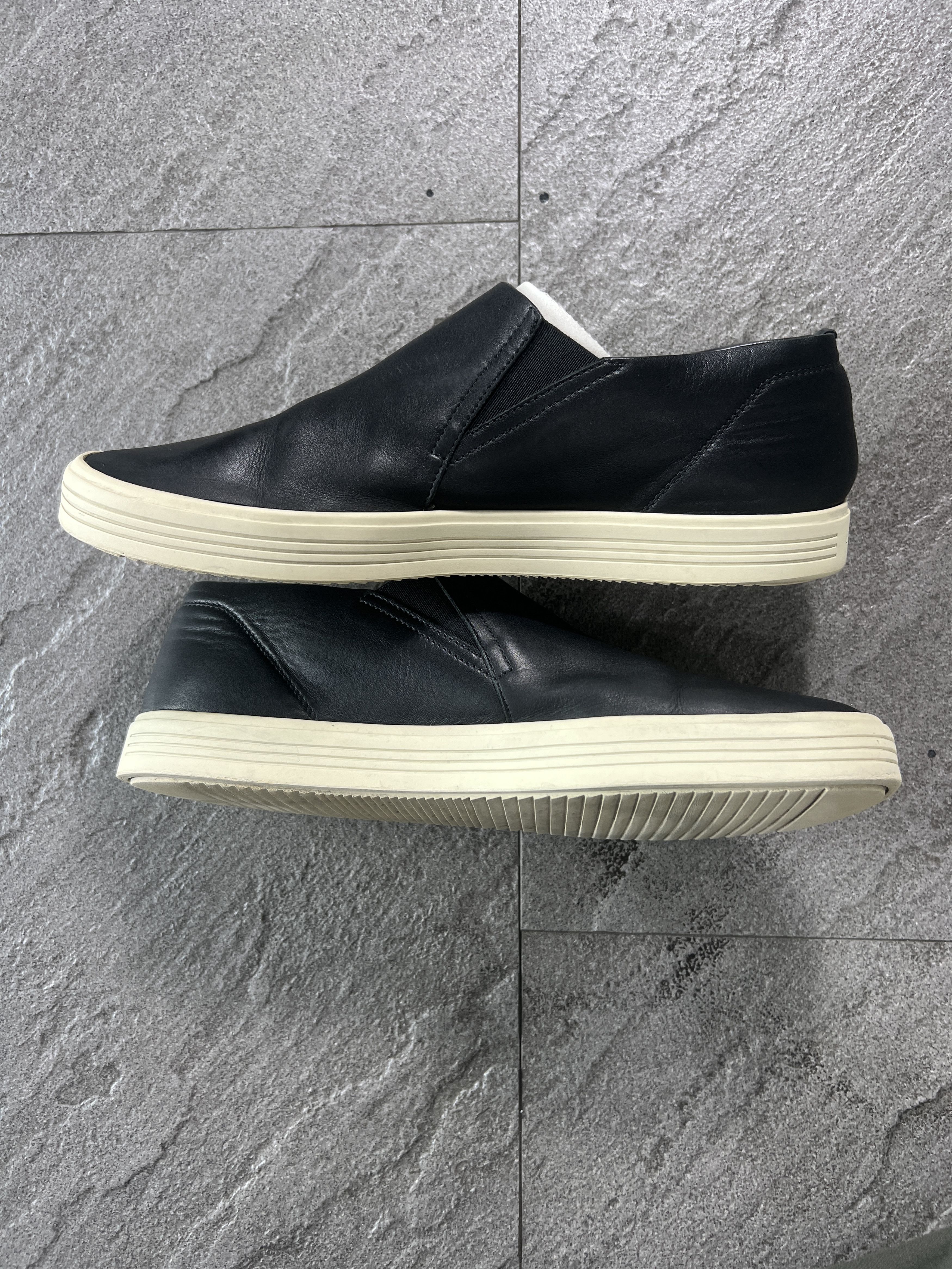 Rick Owens Rick Owens Leather Slip On Sneakers Black Size 40 Italy Size US 7 / EU 40 - 6 Thumbnail
