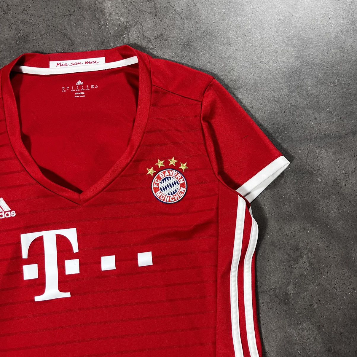 Adidas Womens Adidas Bayern Munchen #6 Thiago Jersey Tee Blokecore Size US S / EU 44-46 / 1 - 4 Thumbnail