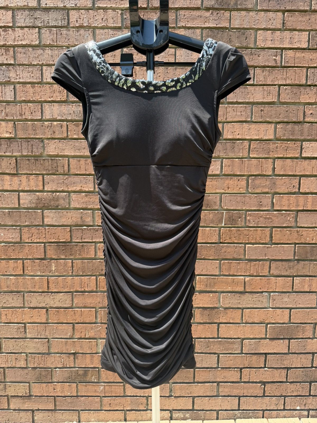 Other Emerald Sundae Black Cocktail Dress Silver Sequin Size Small Size S / US 4 / IT 40 - 1 Thumbnail