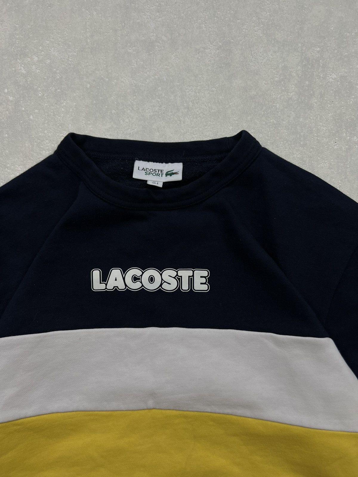 Lacoste LACOSTE VINTAGE CREWNECK Y2K SMALL CROCODILE LOGO RARE Size US S / EU 44-46 / 1 - 4 Thumbnail