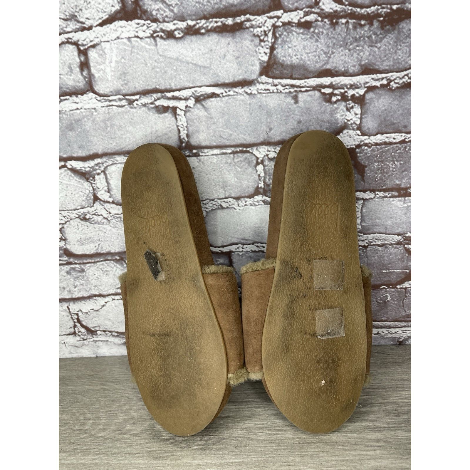 beek Beek Brown Sherpa Lining Brown Suede Leather Slides Sandals Size US 10 / IT 40 - 20 Thumbnail