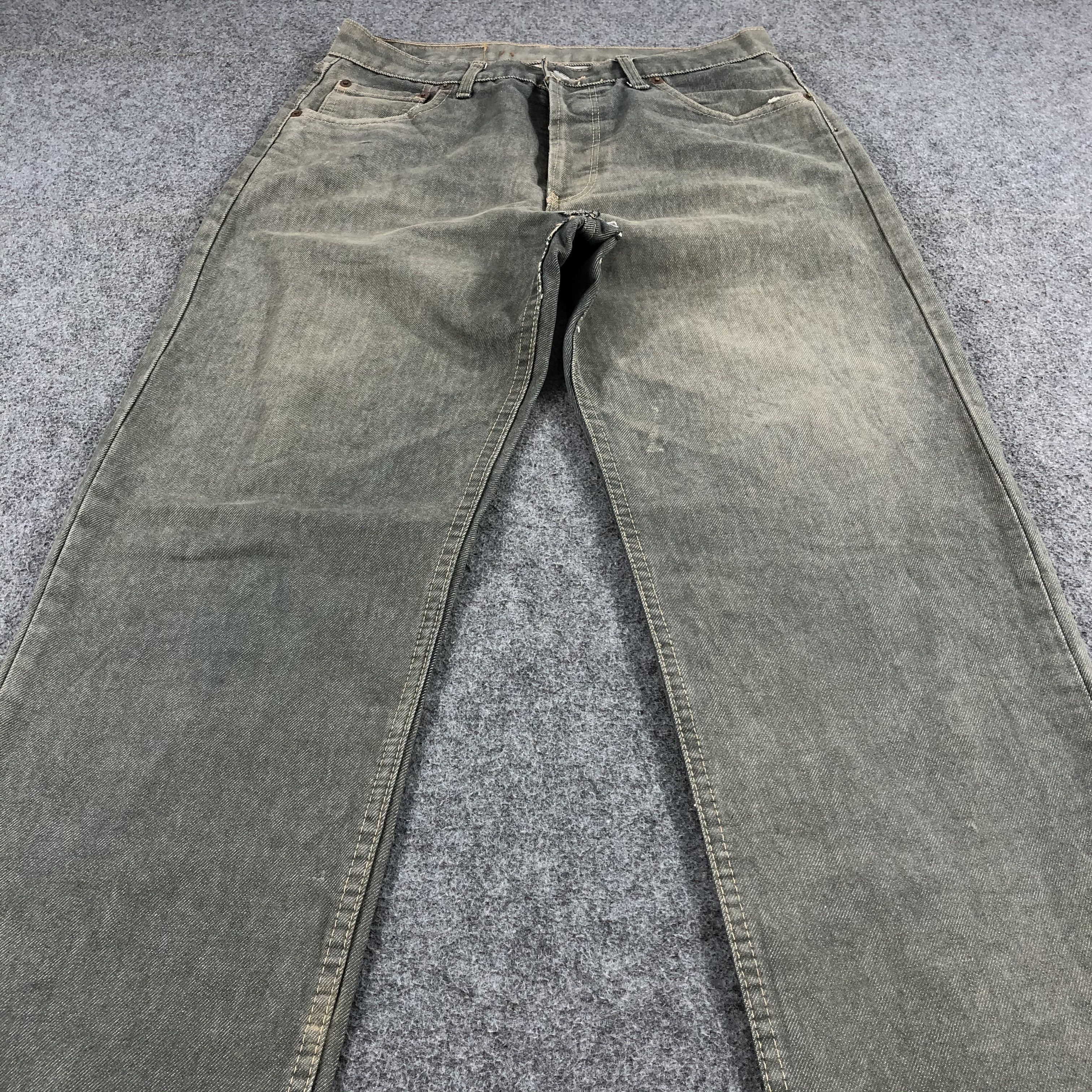 Levi's Vintage 90s Olive Levis 501 Jeans-JM1512 Size US 31 - 3 Thumbnail