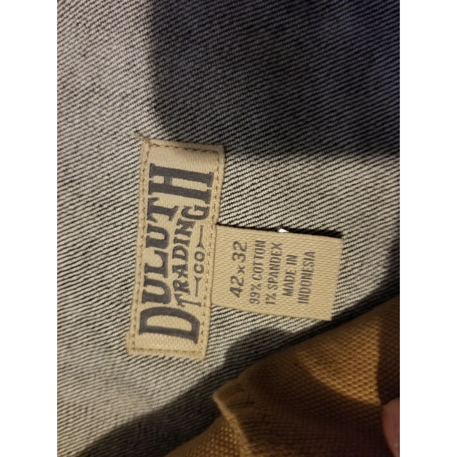 Denime Duluth Trading Jeans Mens 42x32 Black Relaxed Straight Denim Pants Size US 42 / EU 58 - 7 Thumbnail