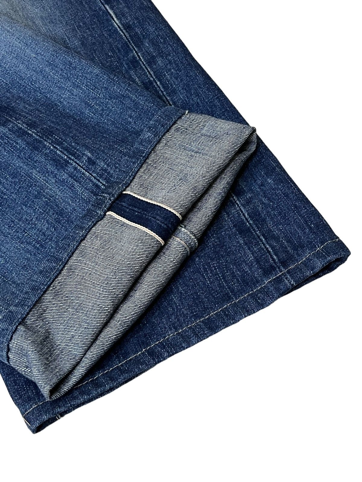 Japanese Brand SICK Y2K JAPANESE CULTURE NITRAID LOOSE FIT SELVEDGE JEANS Size US 37 - 18 Thumbnail