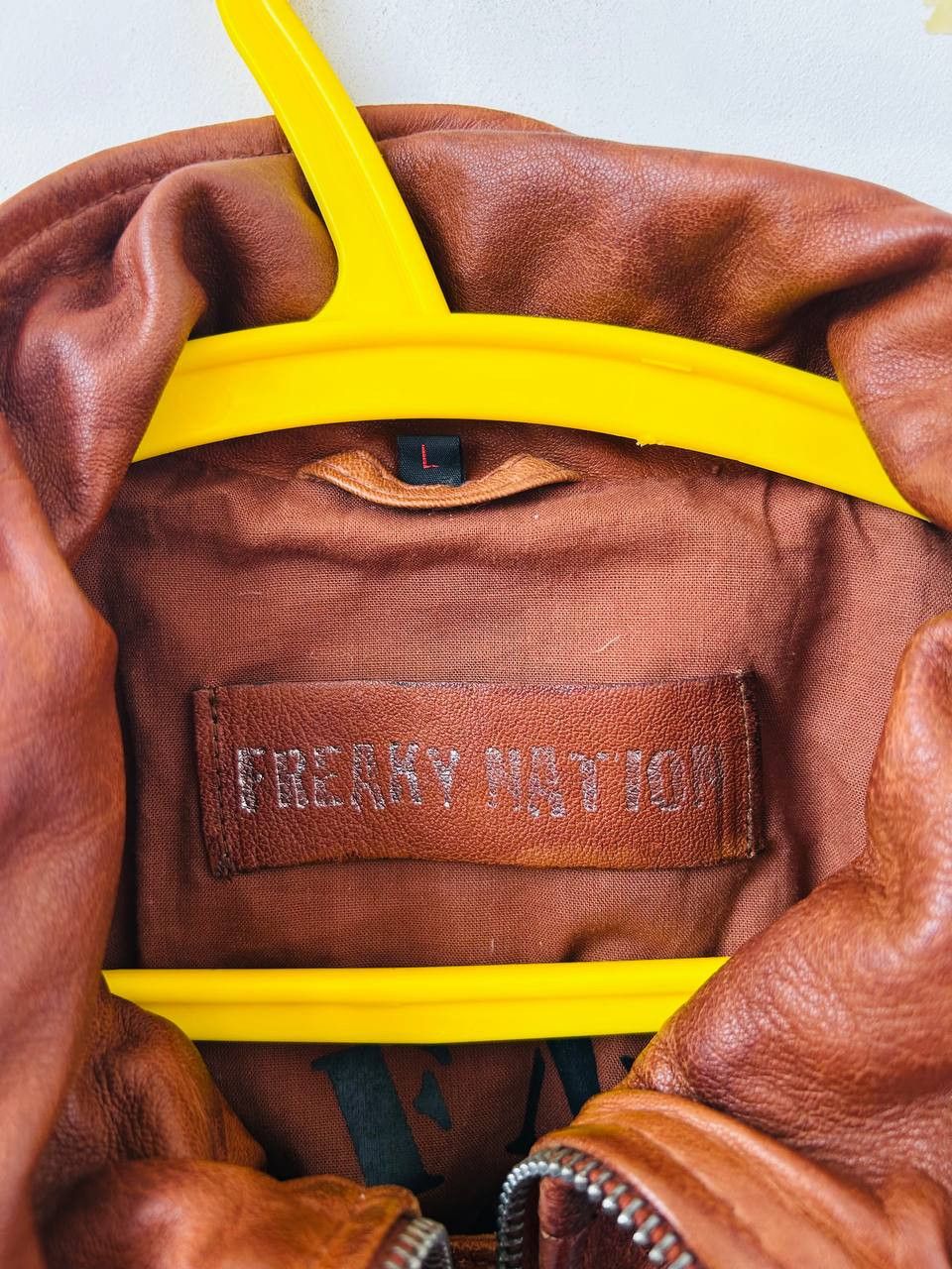 Leather Freaky Nation leather bomber #185 Size L / US 10 / IT 46 - 2 Thumbnail