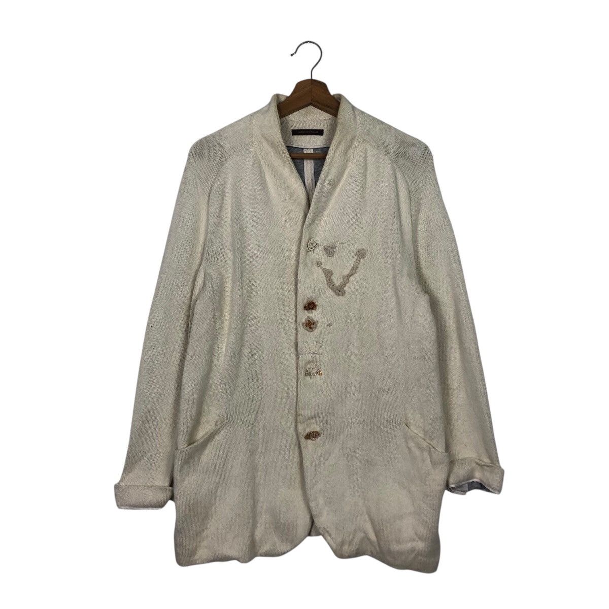 Adolfo Dominguez 📌Vintage Knit Chore Jacket Adolfo Dominguez Issey Miyake Size M / US 6-8 / IT 42-44 - 2 Thumbnail