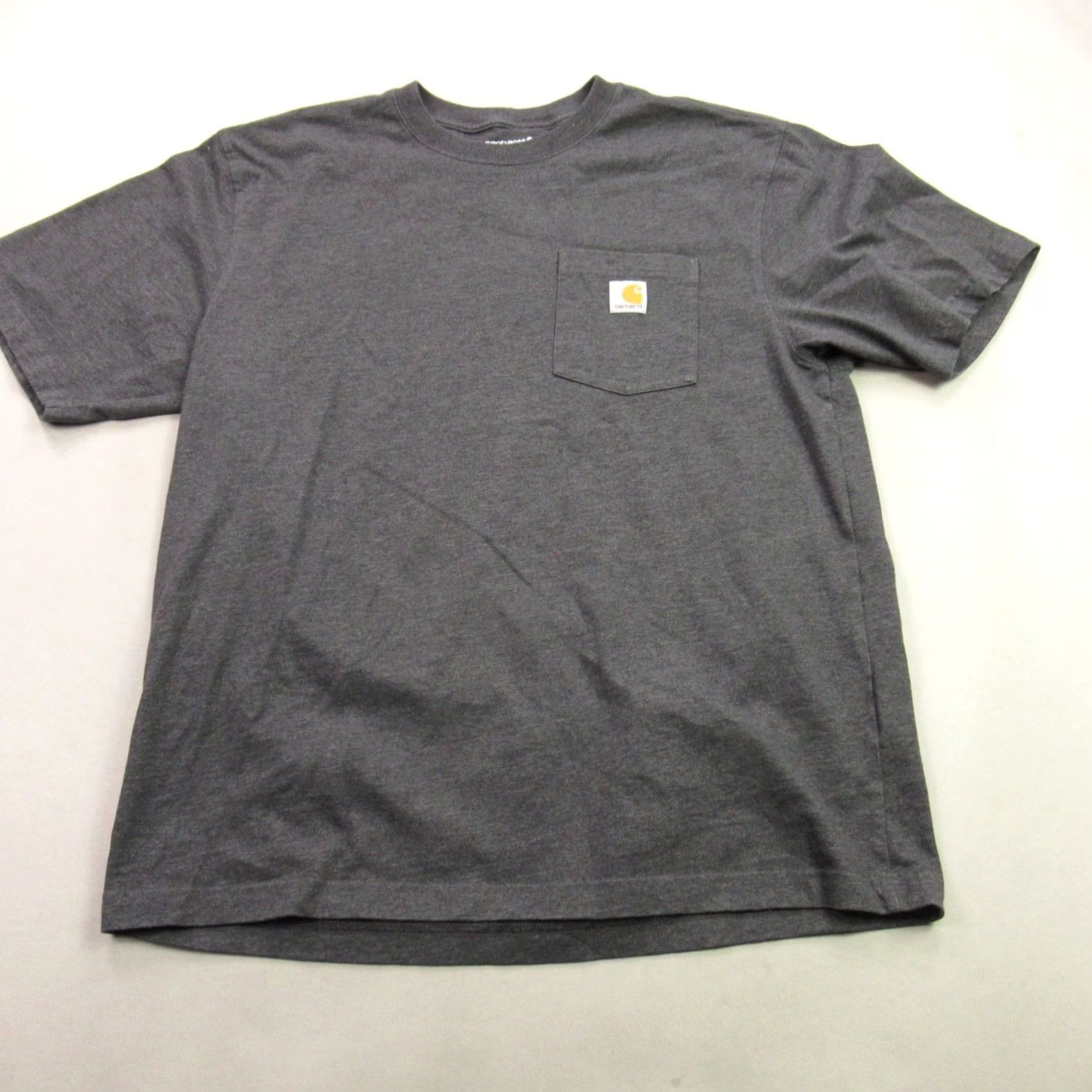 Carhartt Carhartt Mens Shirt Large Short Sleeve Crew Neck Gray Lightweight Pocket T-Shirt Mens Size US L / EU 52-54 / 3 - 2 Thumbnail