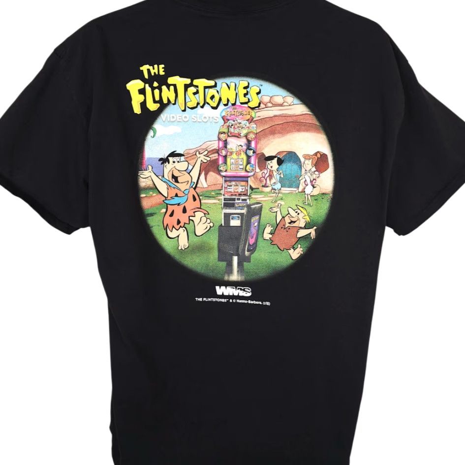 Port & Company VINTAGE The Flintstones T Shirt Mens XL Black Video Slots Hanna Barbera Cartoon Port & Company Shirt Mens XL Black Cartoon Size US XL / EU 56 / 4 - 4 Thumbnail