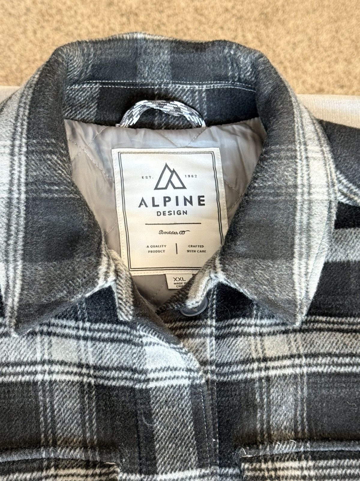 Other Alpine Design Plaid XXL Longline Shacket Size XXL / US 16-18 / IT 52-54 - 2 Thumbnail