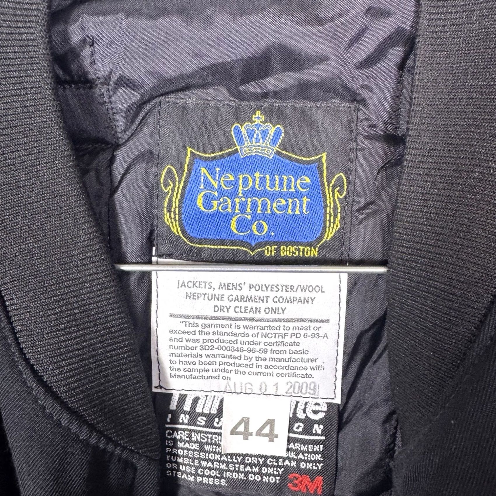 CO Neptune Garment Co Bomber Jacket Mens 44 Removeable Thinsulate Insulation Coat Size US S / EU 44-46 / 1 - 6 Thumbnail