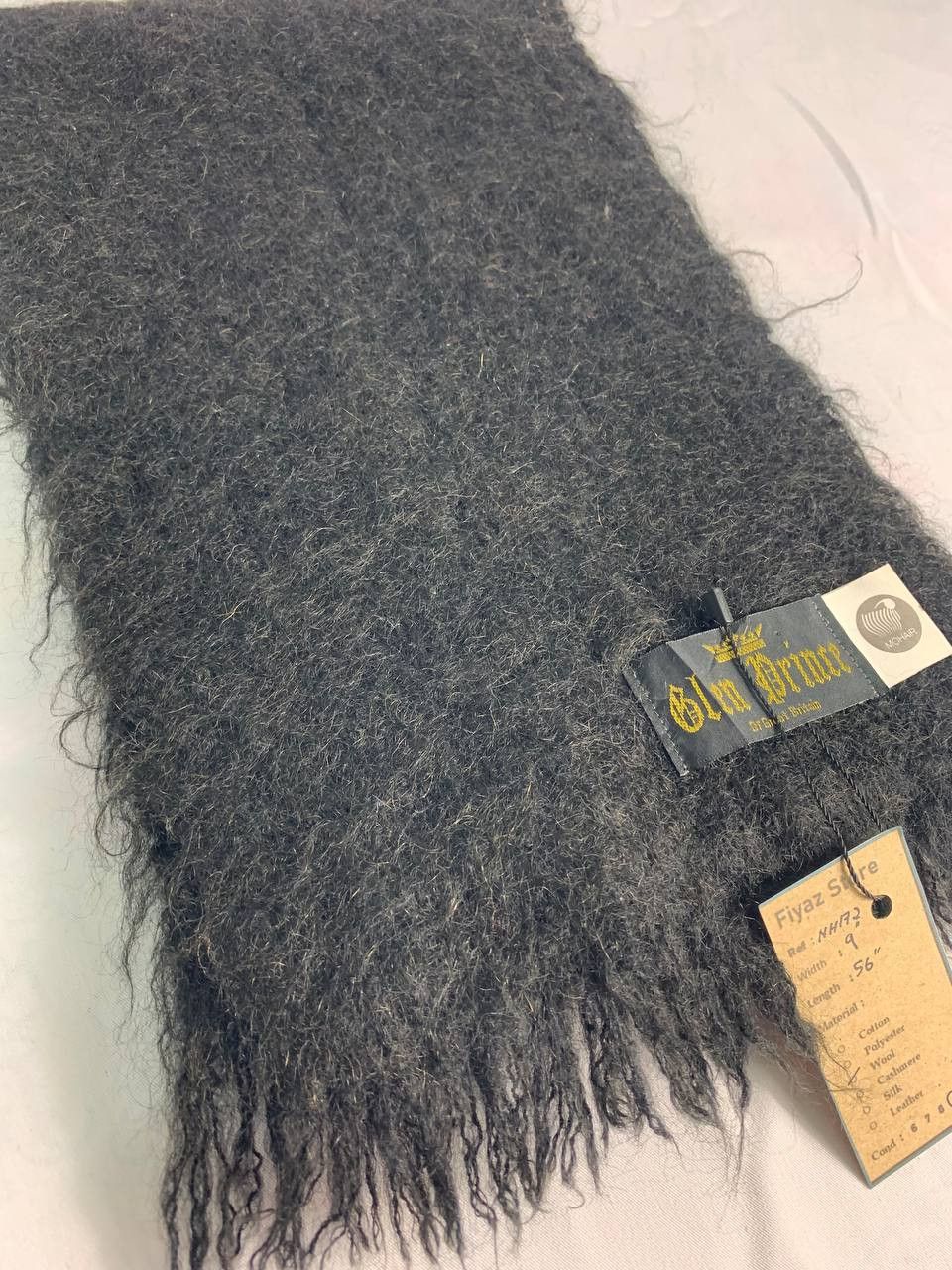 Vintage Mohair Glen Prince Scarf / Muffler / Neckwear Size ONE SIZE - 6 Thumbnail