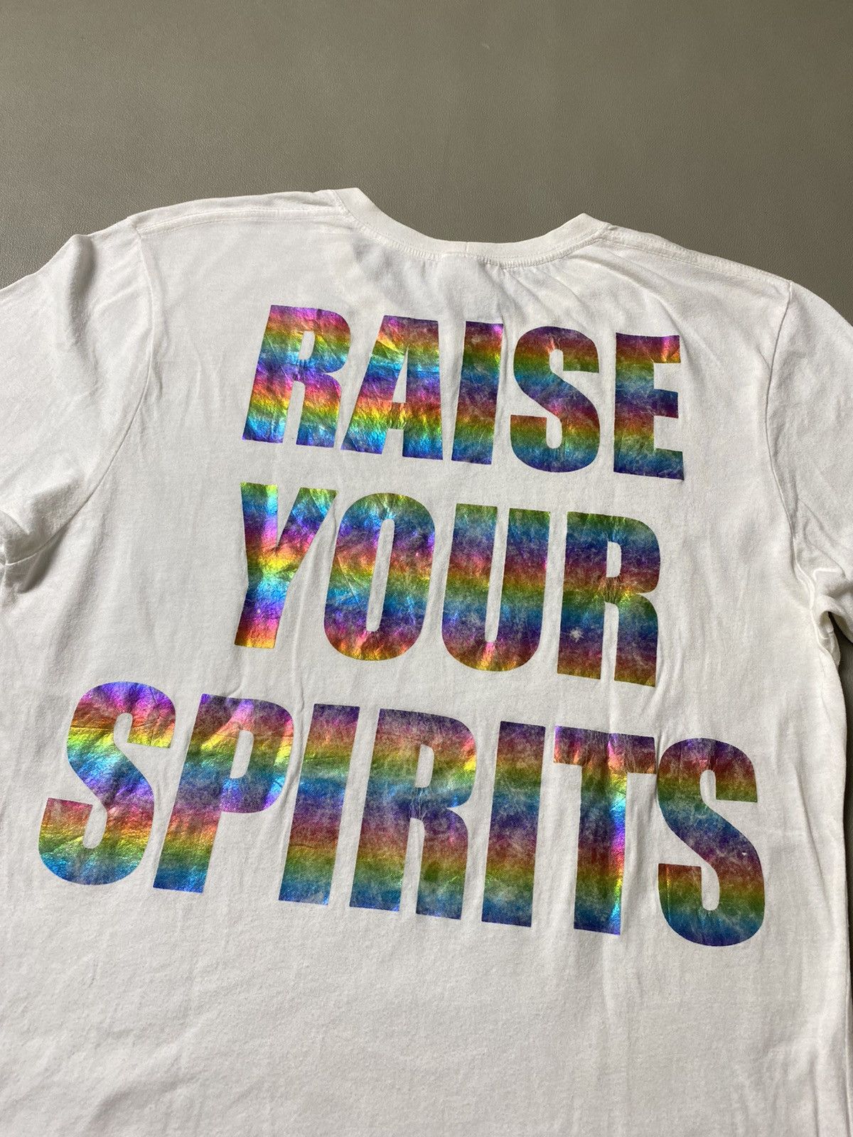Beauty Beast × Hysteric Glamour × Japanese Brand Y2K Coelu Colkids Poem Rainbow Tshirt Size US M / EU 48-50 / 2 - 3 Thumbnail