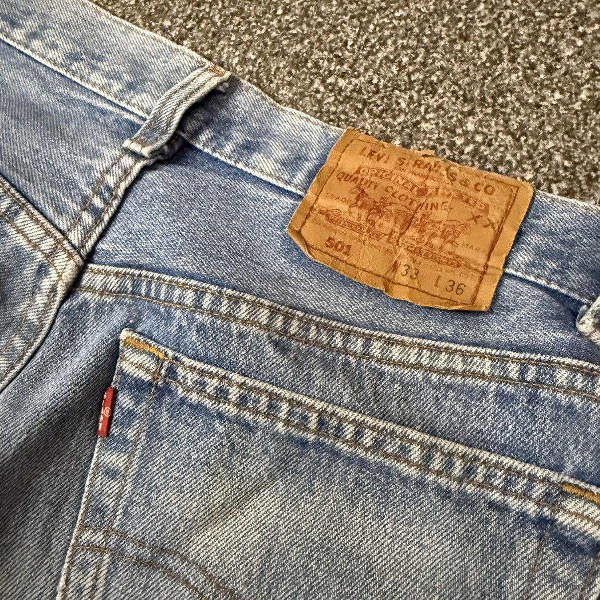 Engineered Garments × Levi's 🔥🇺🇸 Vintage y2k Classic Levis 501 Acid Wash Denim W33 Size US 33 - 9 Thumbnail