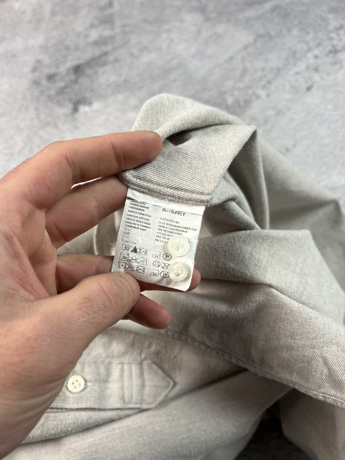 Designer × Suitsupply Suitsupply long sleeve casual shirt Size 40S - 10 Thumbnail