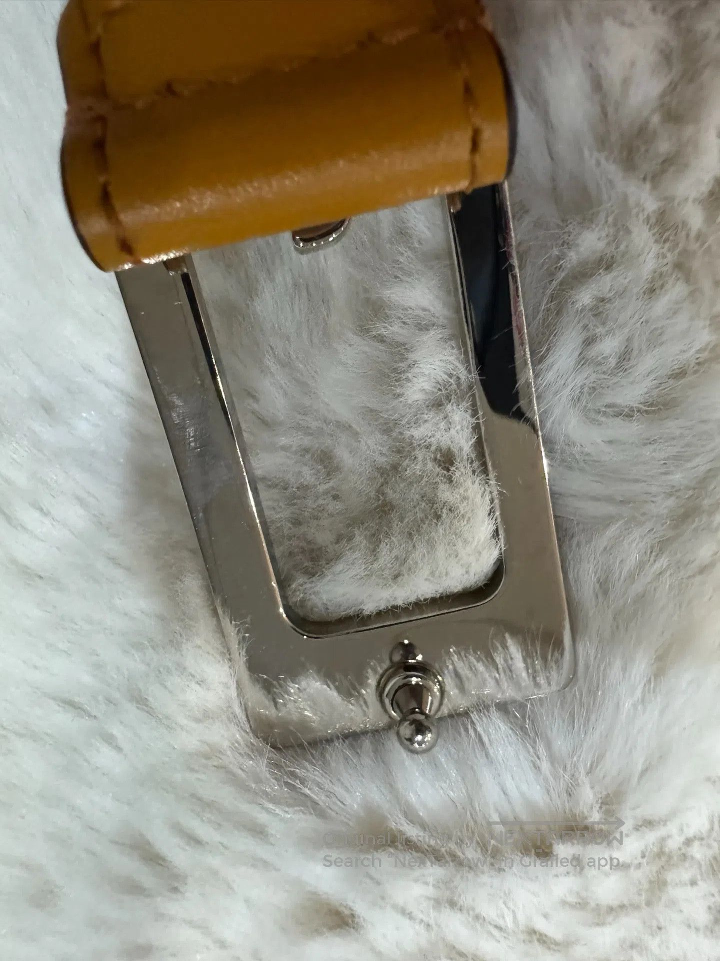Gucci Guicci Star-shaped silver buckle men's belt| Size ONE SIZE - 4 Thumbnail
