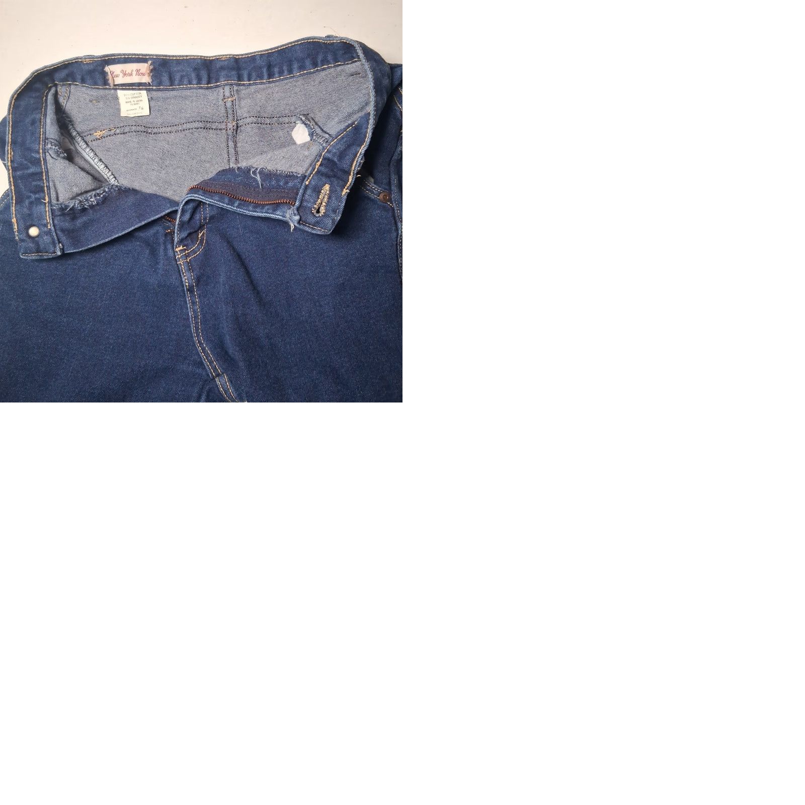 Vintage VINTAGE New York Now Jeans Women 7/8 Blue Slim Mom High Rise Made in Japan Denim Modern Stretch Slim Size 42" / US 20 - 11 Thumbnail