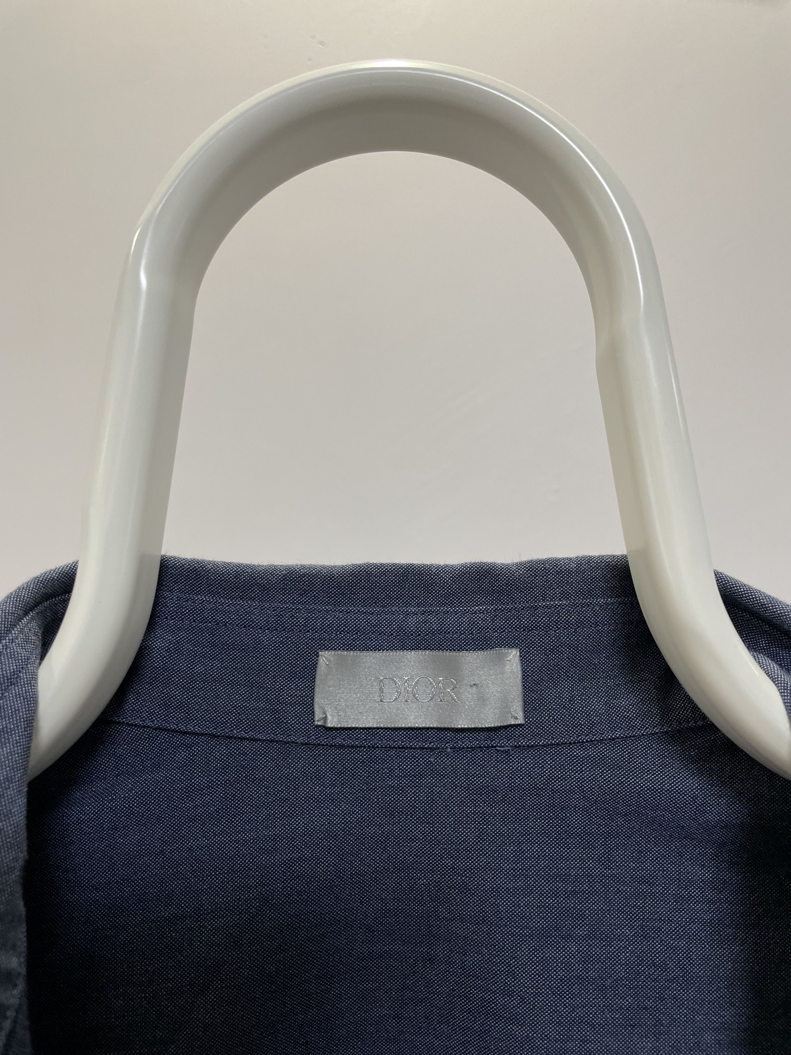 Dior DIOR Woven Shirt Zipped Button Up Saddle Pocket Overshirt Size US L / EU 52-54 / 3 - 13 Thumbnail