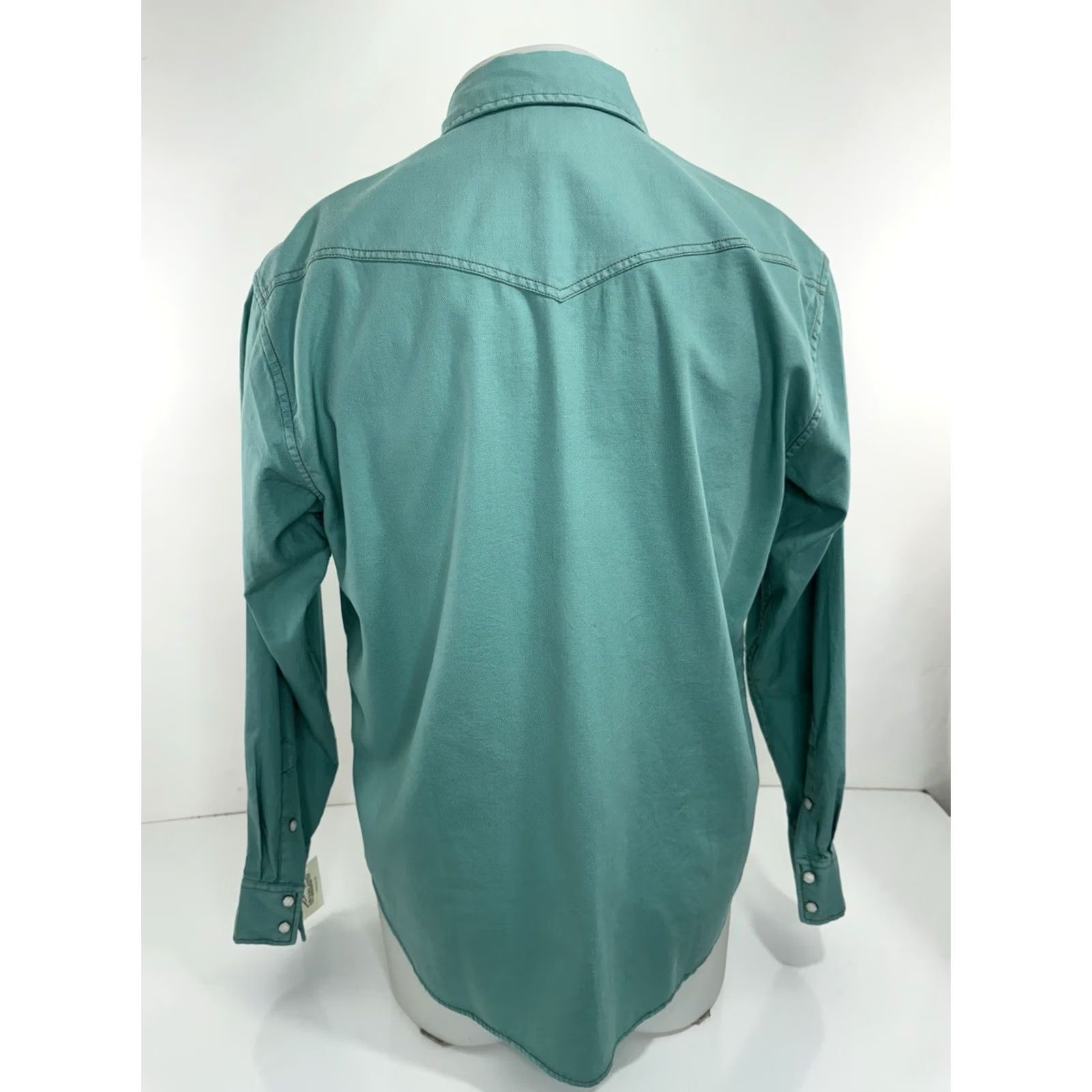 Vintage OVERLAND Western Shirt Green M Mens Size US M / EU 48-50 / 2 - 4 Thumbnail