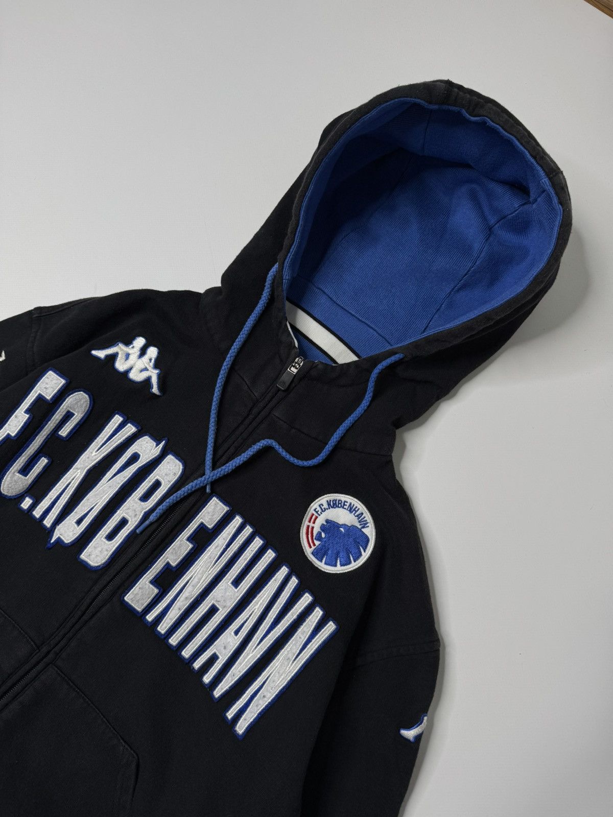 Kappa Vintage rare FC København hoodie blokecore jersey 90s retro Size US M / EU 48-50 / 2 - 2 Thumbnail