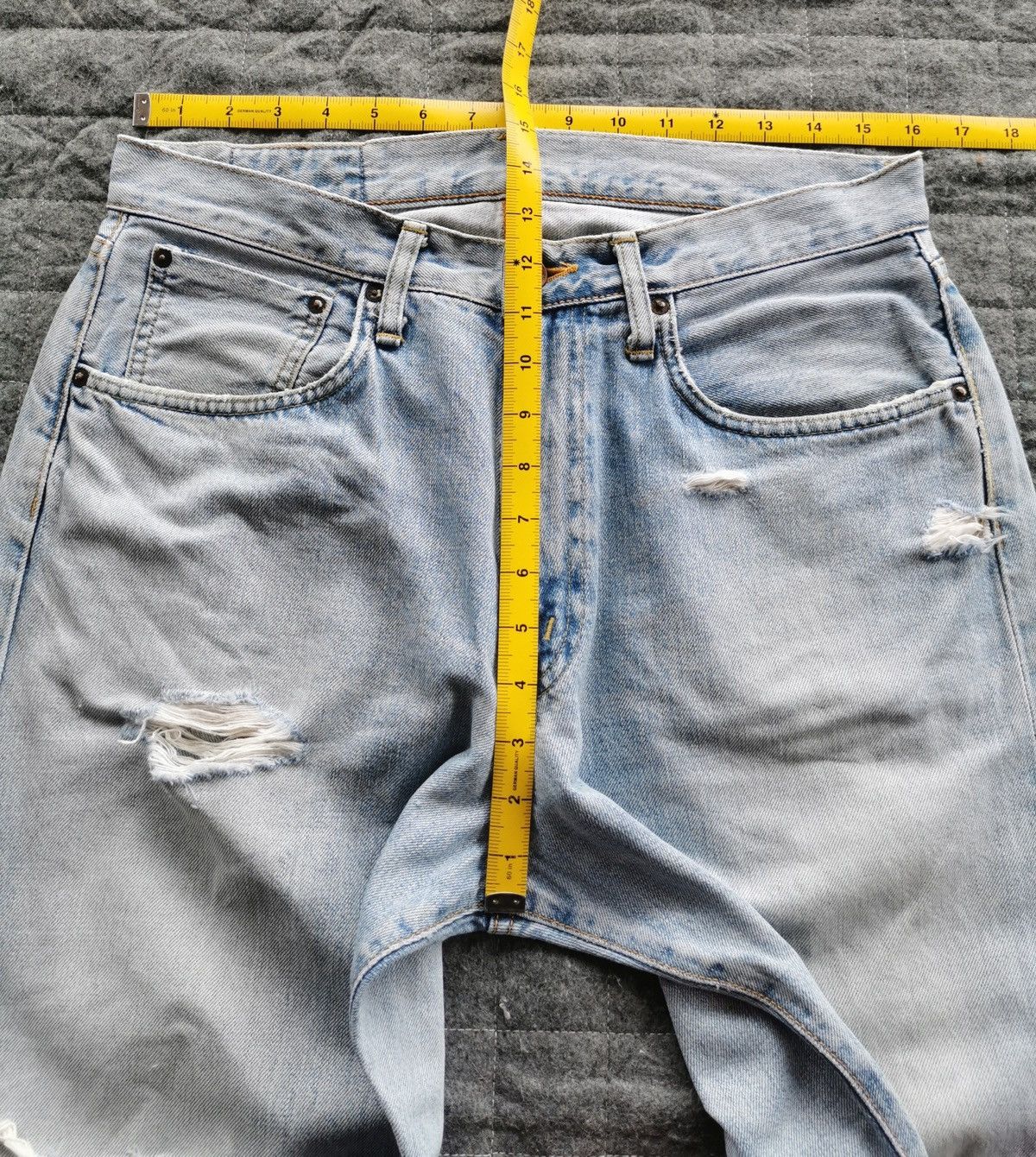 Edwin Edwin Selvedge Denim Jeans Grunge Size US 32 / EU 48 - 12 Thumbnail