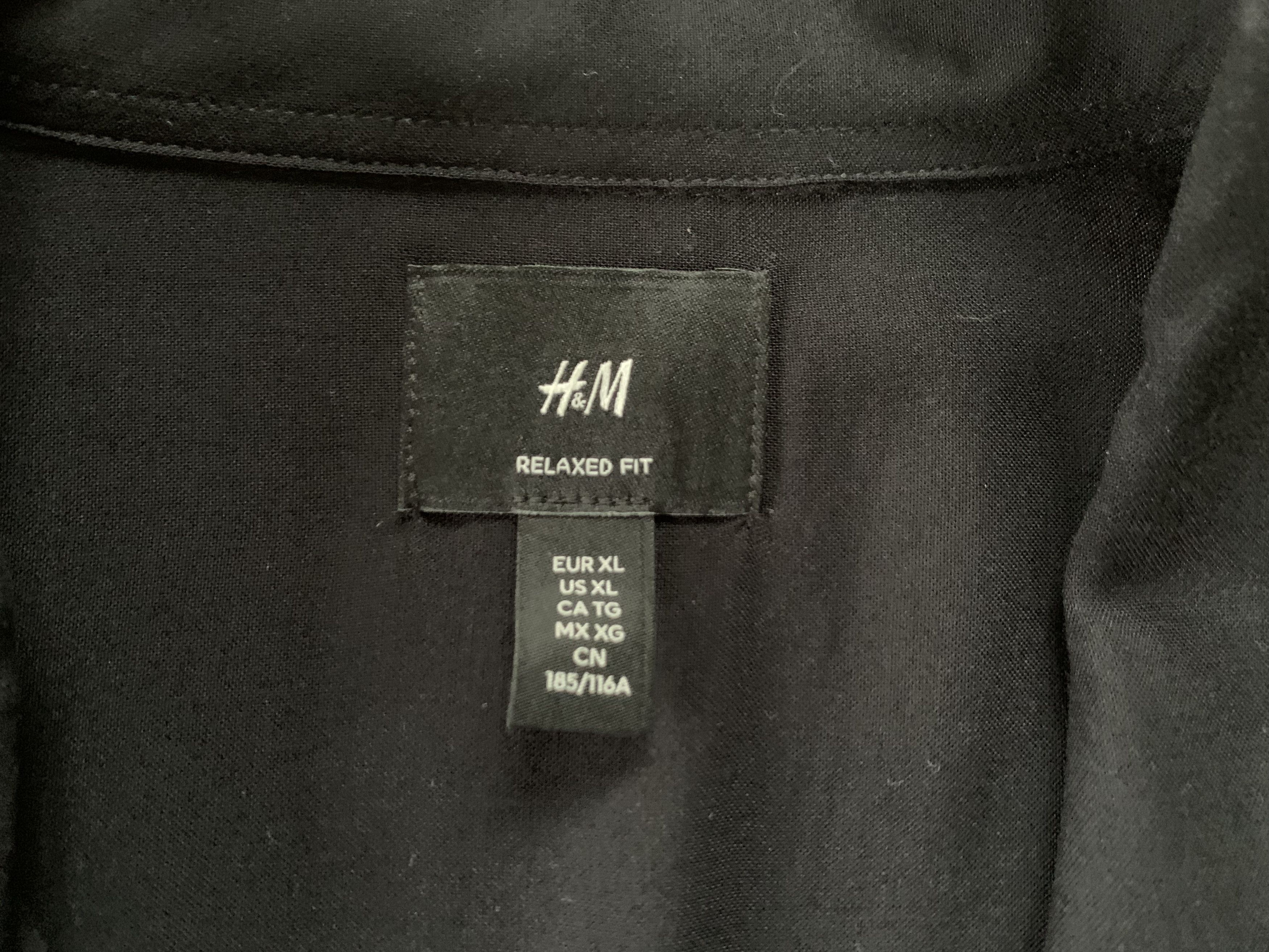 H&M H&M Black Hawaiian Shirt Size US XL / EU 56 / 4 - 5 Thumbnail