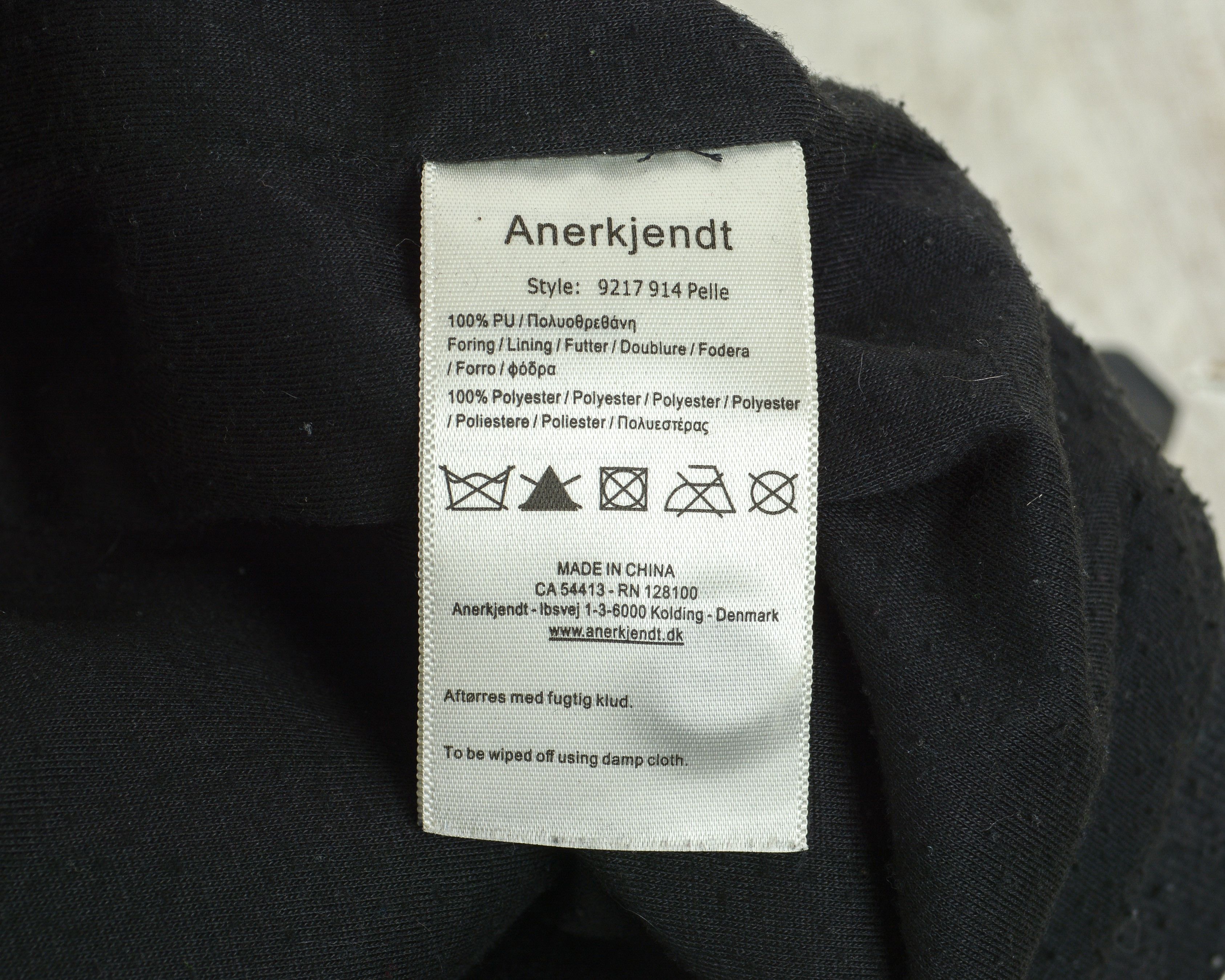 Anerkjendt ANERKJENDT Faux PU Leather Bomber Varsity Jacket Coat Vegan Size US M / EU 48-50 / 2 - 2 Thumbnail