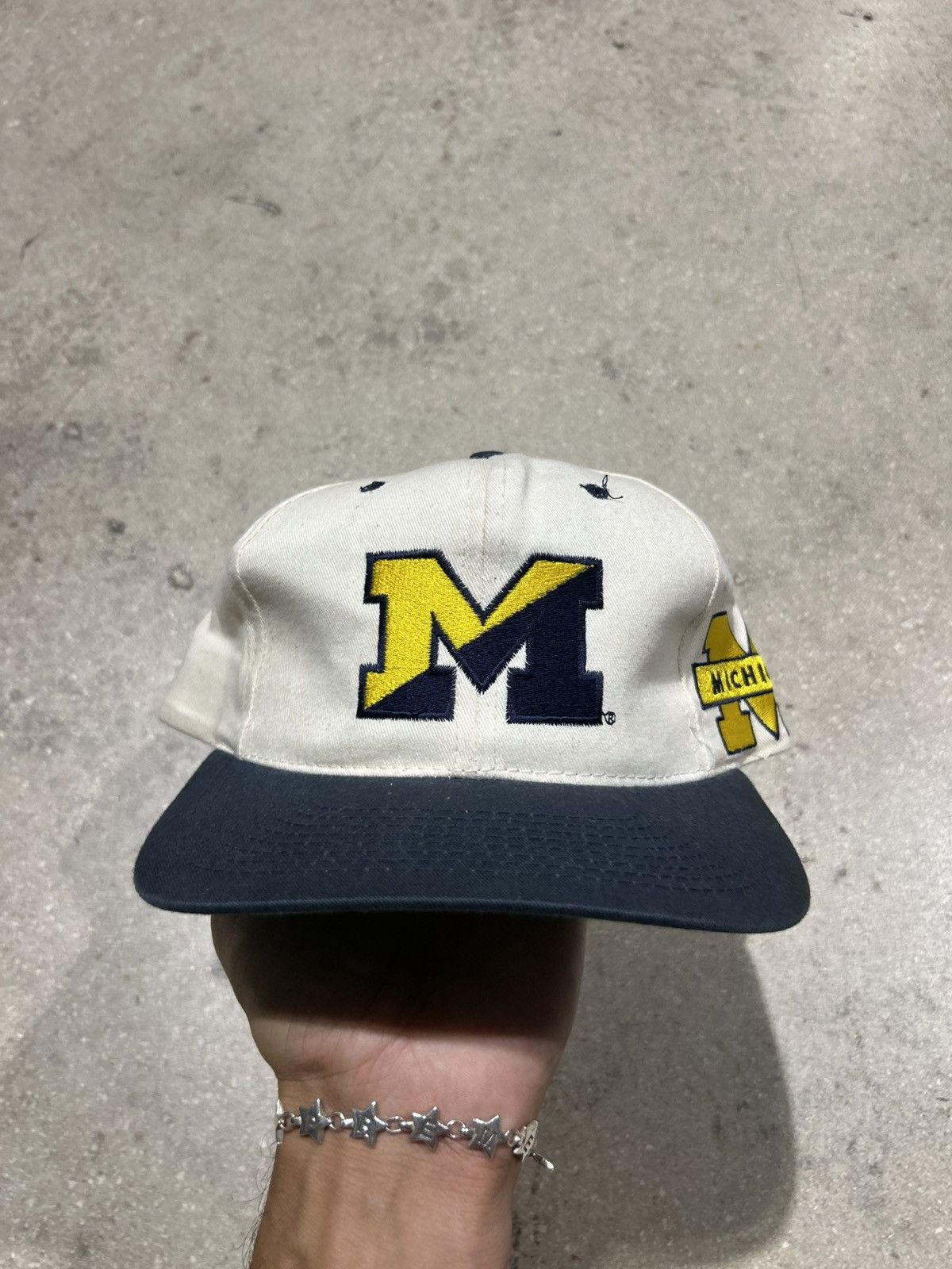 Vintage University Of Michigan Hat Size ONE SIZE - 1 Thumbnail