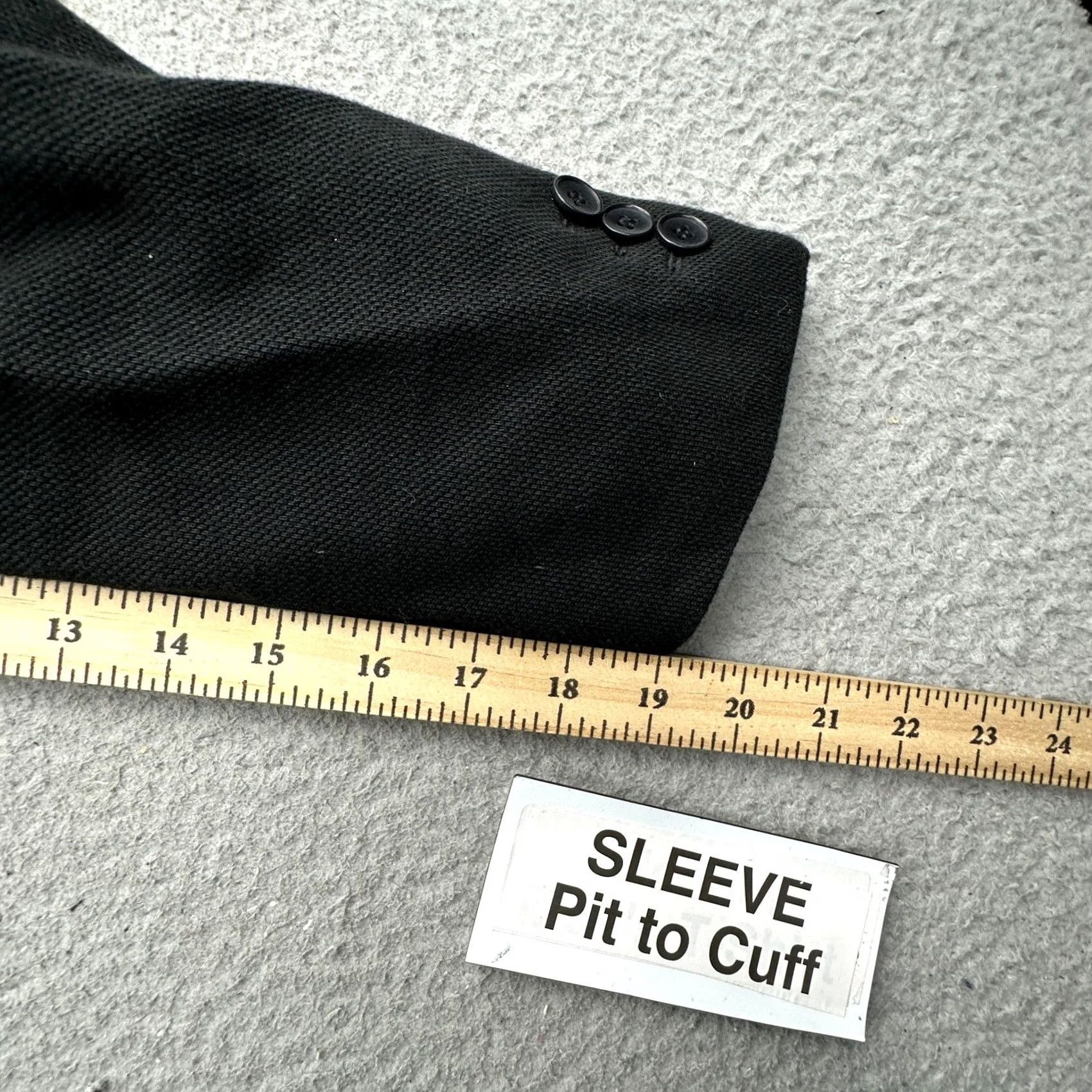 Lacoste Lacoste Coat Blazer Mens 3XL Button Lined Long Sleeve Pockets Pea Coat Black 100% Cotton VH0371 Size US XXL / EU 58 / 5 - 5 Thumbnail