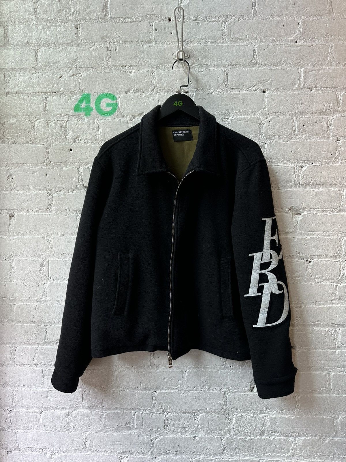 Enfants Riches Deprimes ERD WOOL BOMBER SPELL OUT ON SLEEVE Size US L / EU 52-54 / 3 - 1 Thumbnail
