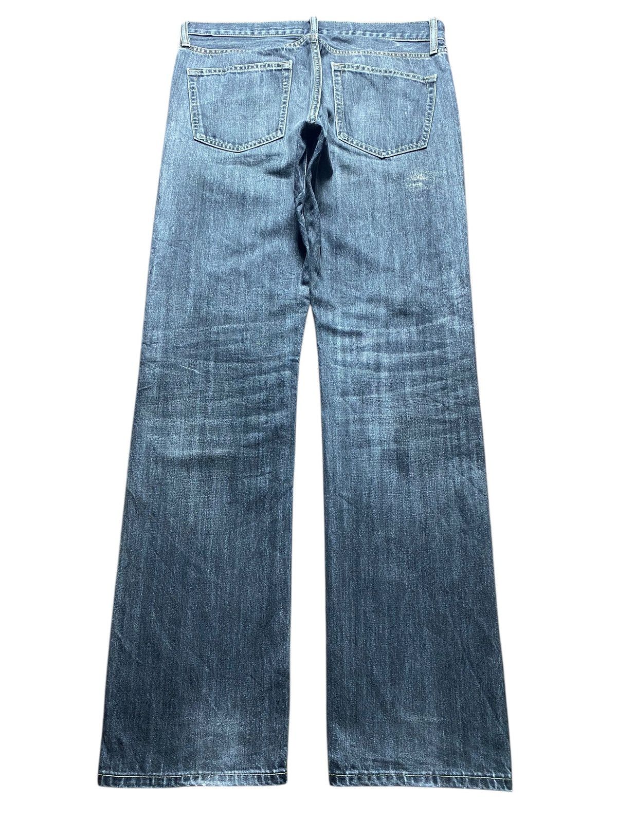 Japanese Brand Vintage Uniqlo Black Denim Distressed Loose Jeans Size US 34 / EU 50 - 2 Thumbnail