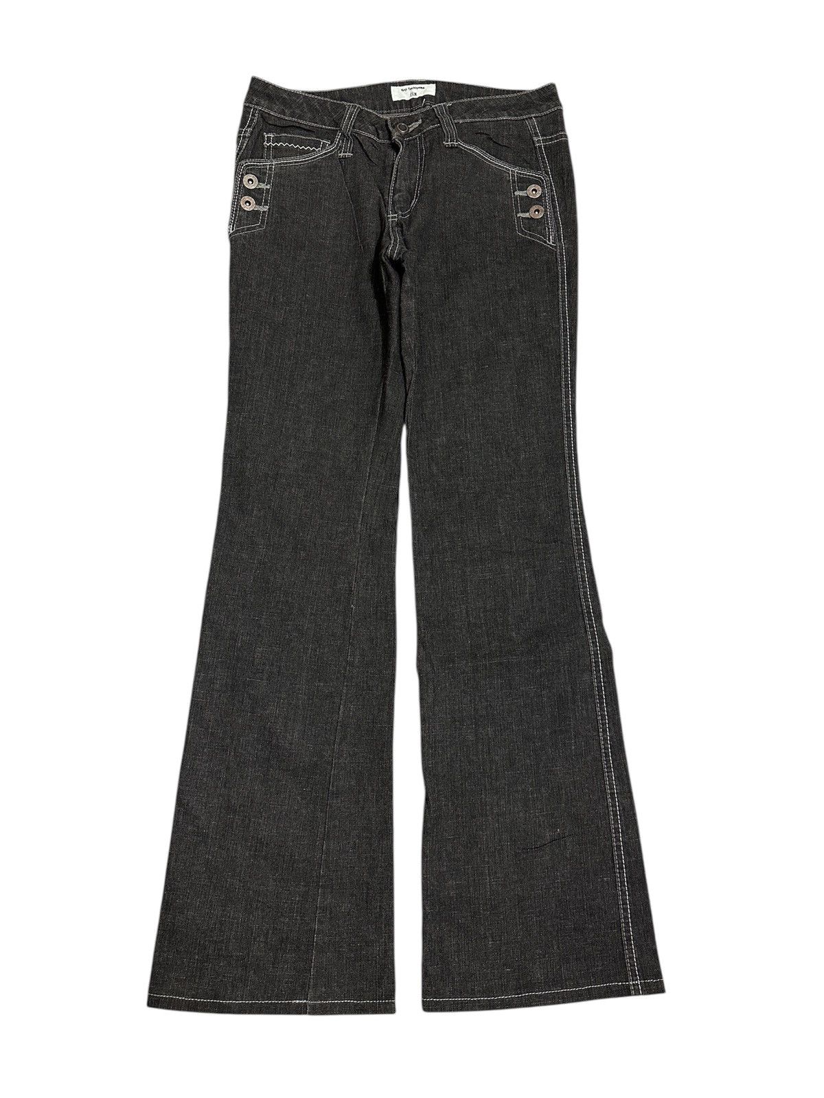 Japanese Brand × Yohji Yamamoto KOJI TACHIYAMA Flare Jeans Size US 29 - 1 Thumbnail