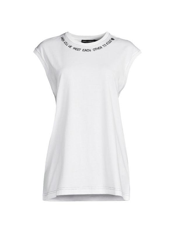 Dolce & Gabbana o1y0925 Crewneck T-Shirt in White Size M / US 6-8 / IT 42-44 - 1 Thumbnail