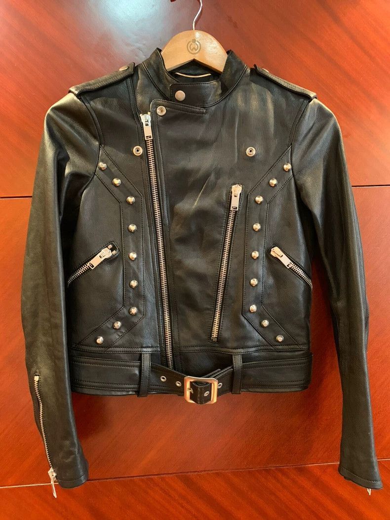 Saint Laurent Paris Saint Laurent Paris leather jacket-2506 Size US M / EU 48-50 / 2 - 2 Thumbnail