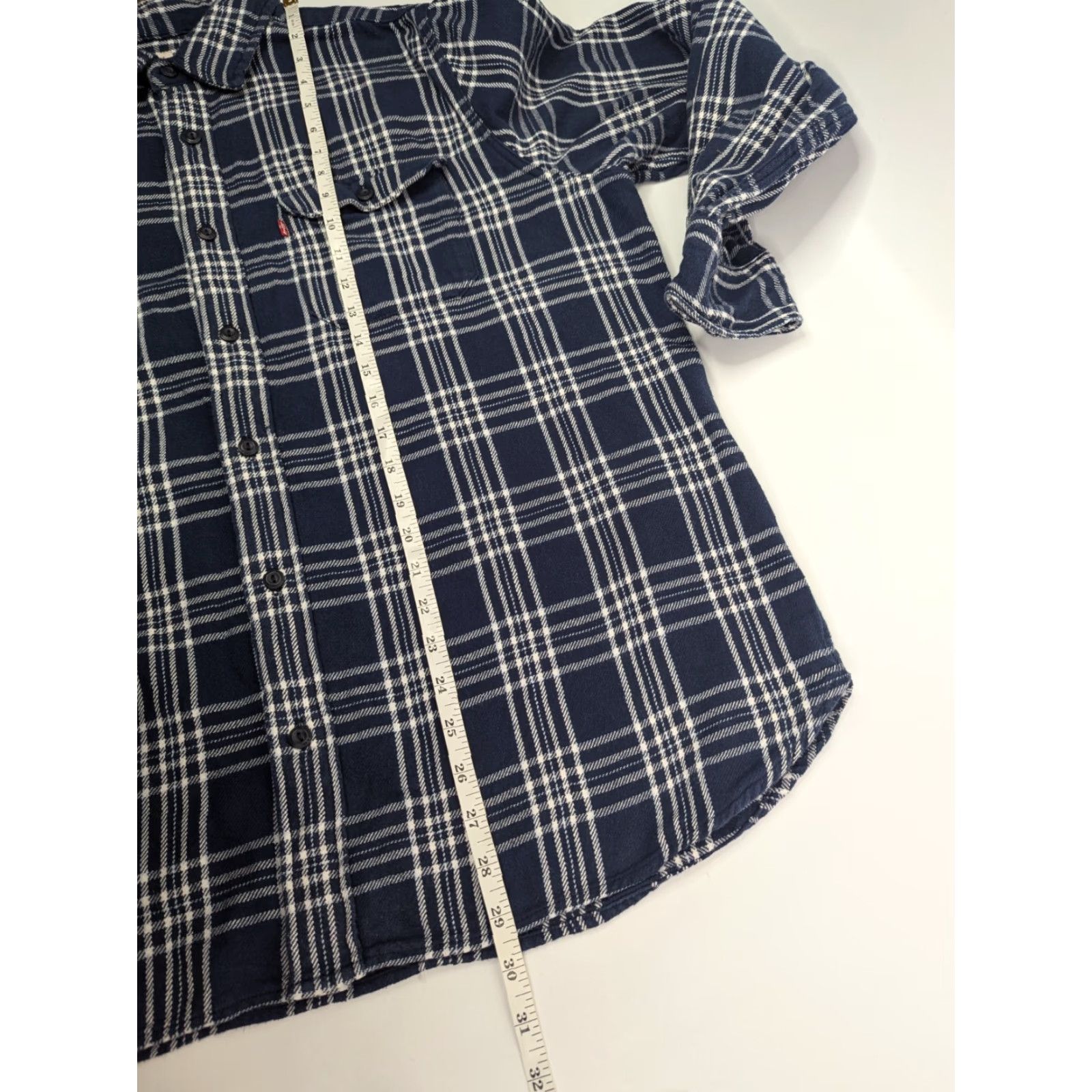 Levi's VINTAGE Levi's Shirt Plaid Button-Up 2XL Cotton Flannel Long Sleeve Men’s Regular Size US XXL / EU 58 / 5 - 4 Thumbnail