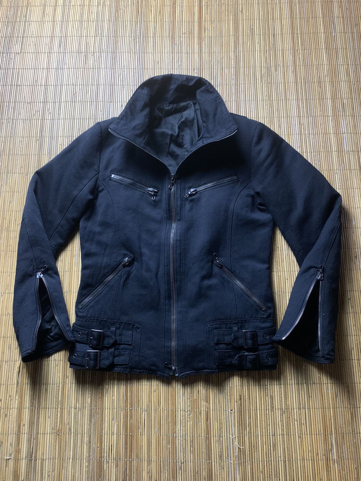 image of Shellac Japan Rider Jacket in Black, Men's (Size Medium)
