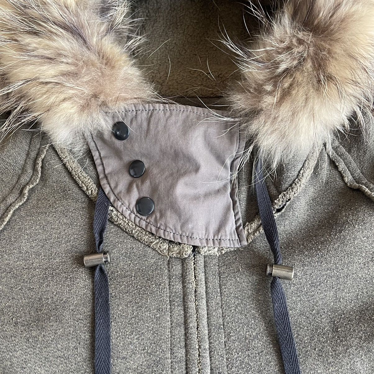 Le Grande Bleu (L.G.B.) Raccoon Fur Parka Hoodie Sweatshirt Size US M / EU 48-50 / 2 - 8 Thumbnail