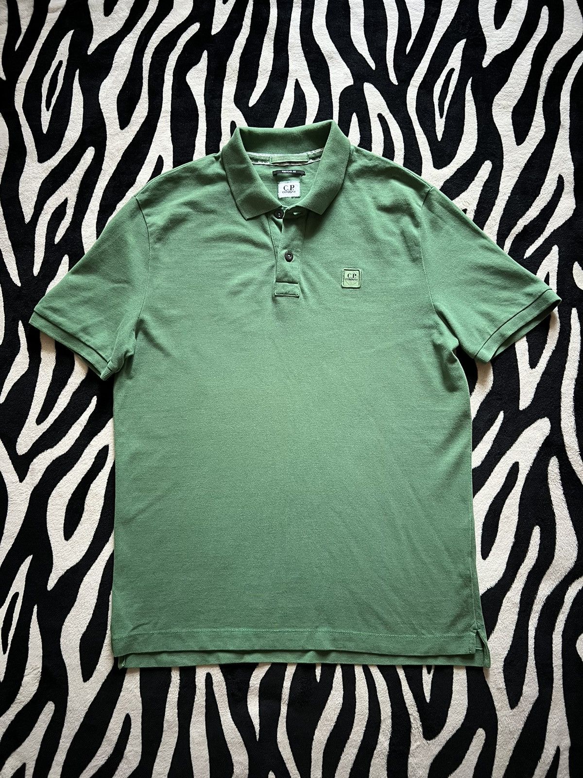 C.P. Company Vintage CP COMPANY Made In Italy Striped Polo Tee