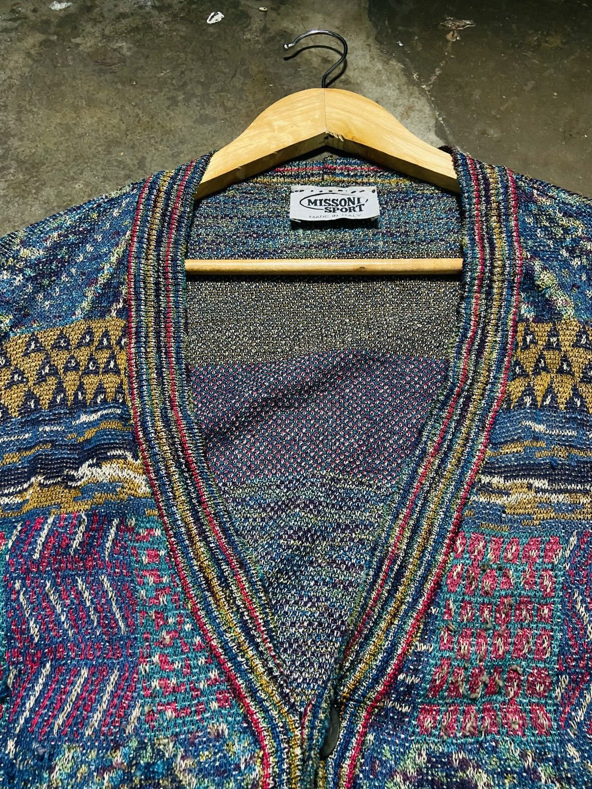 Missoni Vintage Missoni Sport Cardigan Knitwear Size US L / EU 52-54 / 3 - 10 Thumbnail