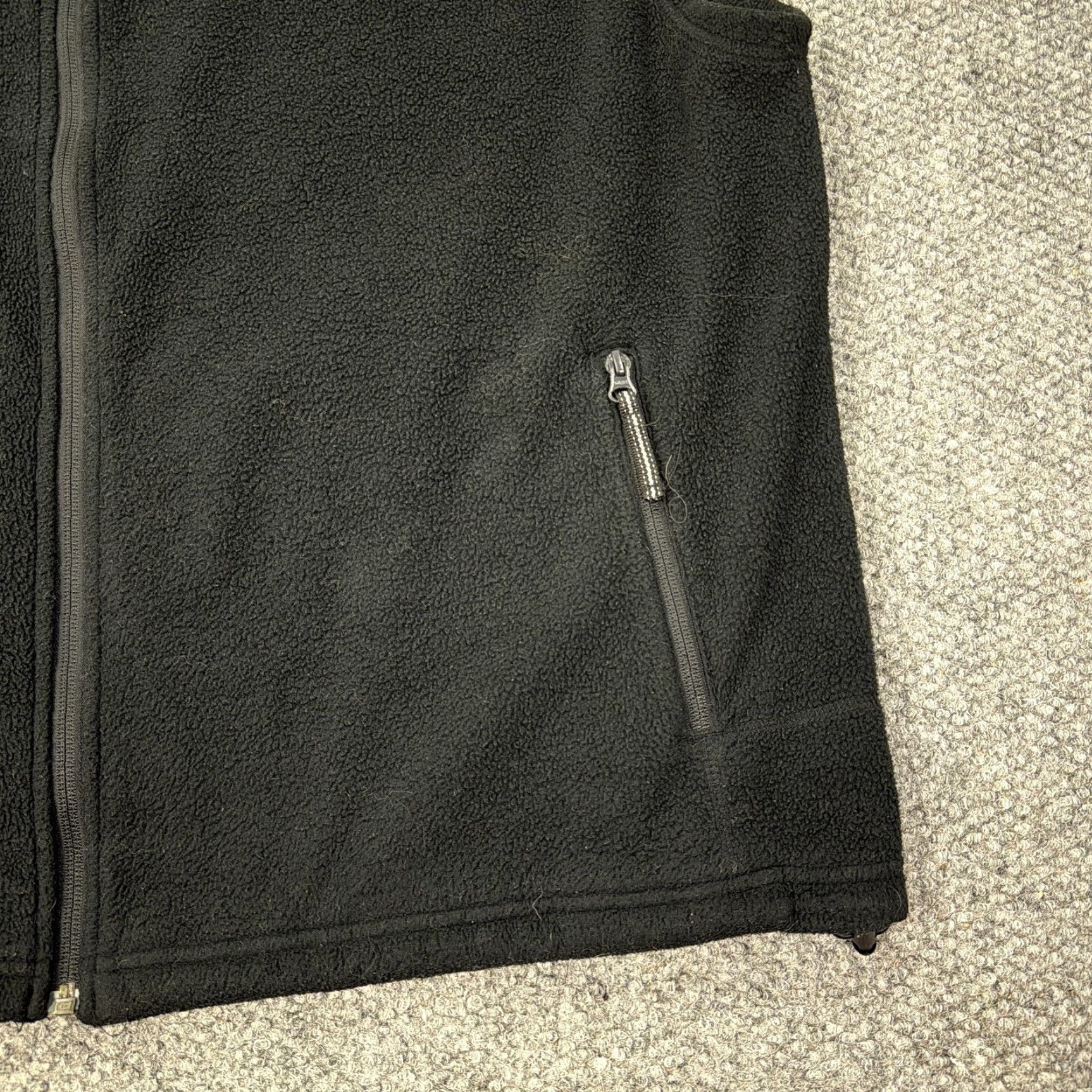 Vintage Cabela's Vest Mens 2XLT Black Fleece Full Zip Outdoor Hiking Tall Pockets Size US XXL / EU 58 / 5 - 4 Thumbnail