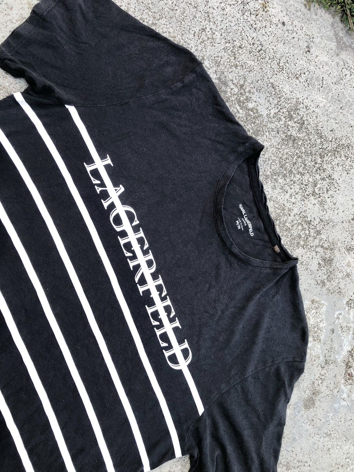 Karl Lagerfeld STRIPED⚡️⚡️KARL LEGERFELD TEE Size US M / EU 48-50 / 2 - 3 Thumbnail