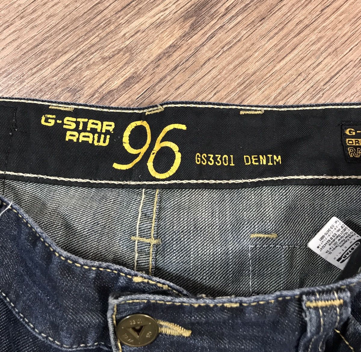 G-Star × Vintage Vintage G Star Raw Distressed Jeans Size US 33 - 7 Thumbnail