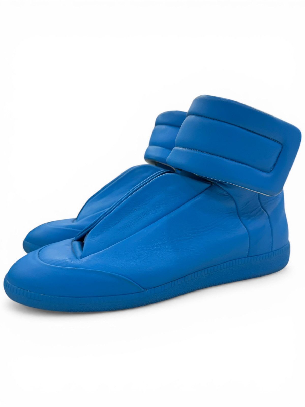 Maison Margiela Margiela Future High Top Sneakers Blue Size US 10 / EU 43 - 2 Thumbnail