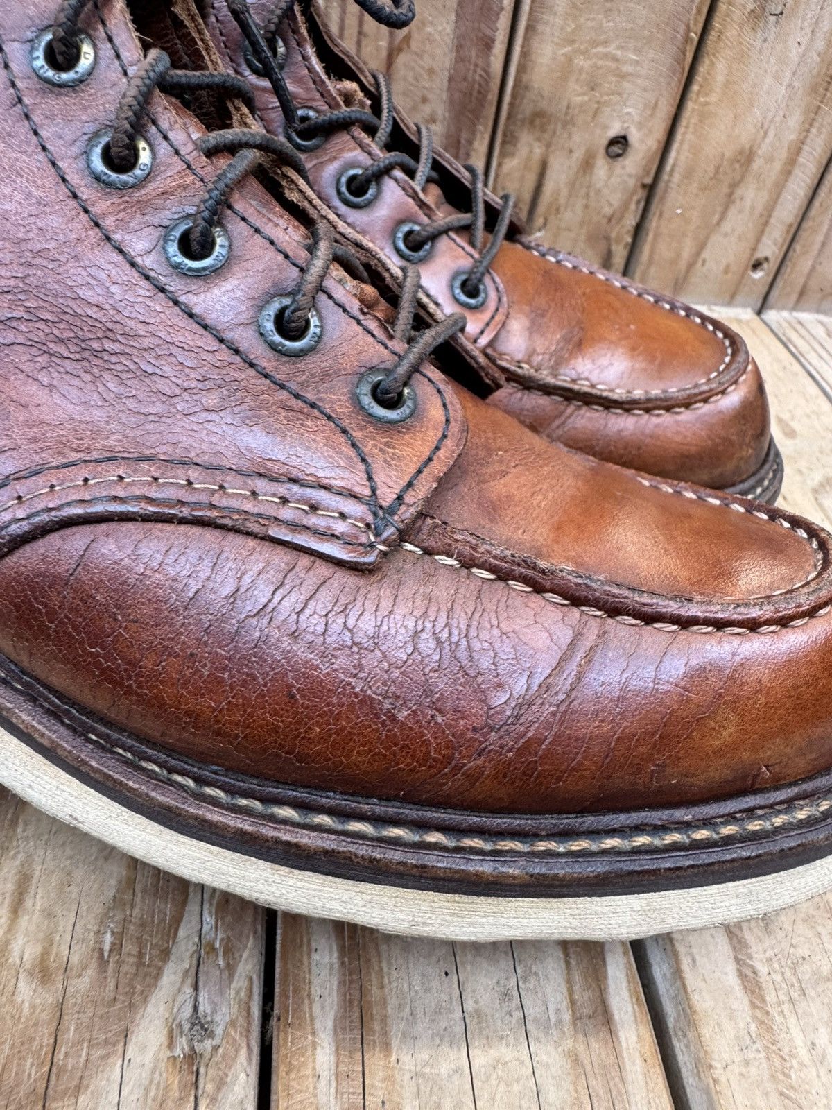 Red Wing Red Wing 1907 Copper Rough Brown Boots US 8 D |UK 7 | EUR 41 Size US 8 / EU 41 - 11 Thumbnail