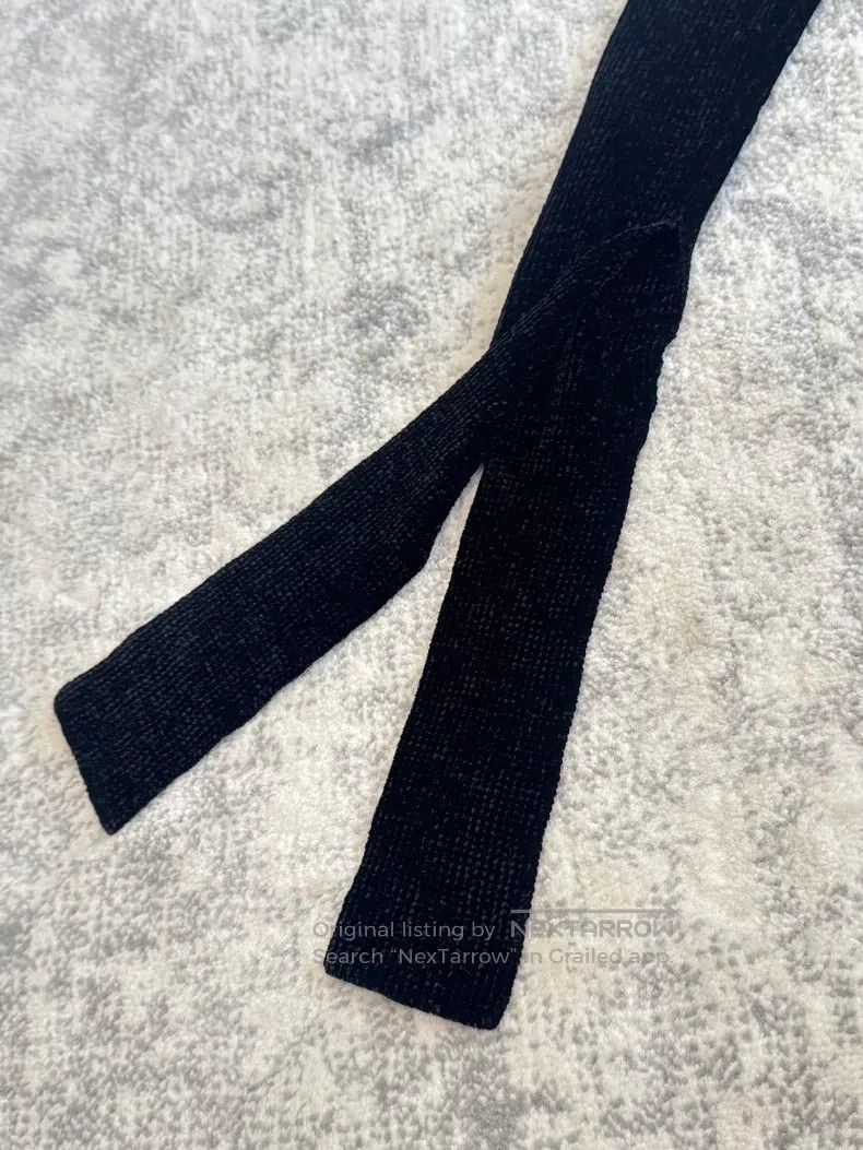Loewe Loewe Women's Black Top with a Touch of Velvet Size S / US 4 / IT 40 - 3 Thumbnail