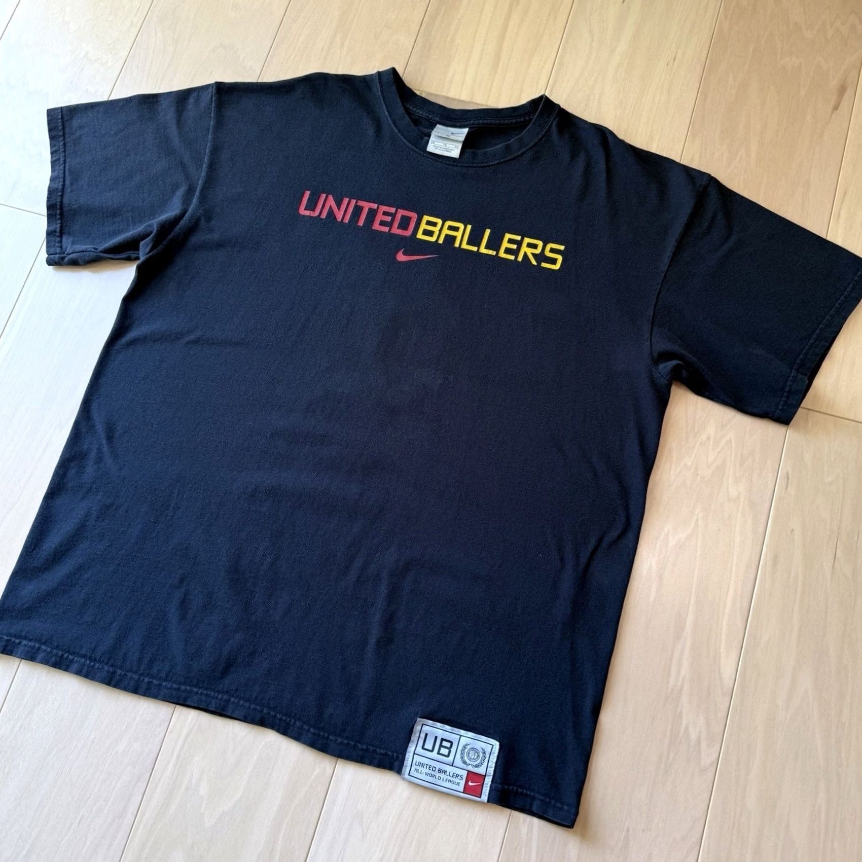 Nike Vintage Nike United Ballers Black Y2K Basketball Lebron Kobe Swoosh XL Shirt Size US XL / EU 56 / 4 - 7 Thumbnail