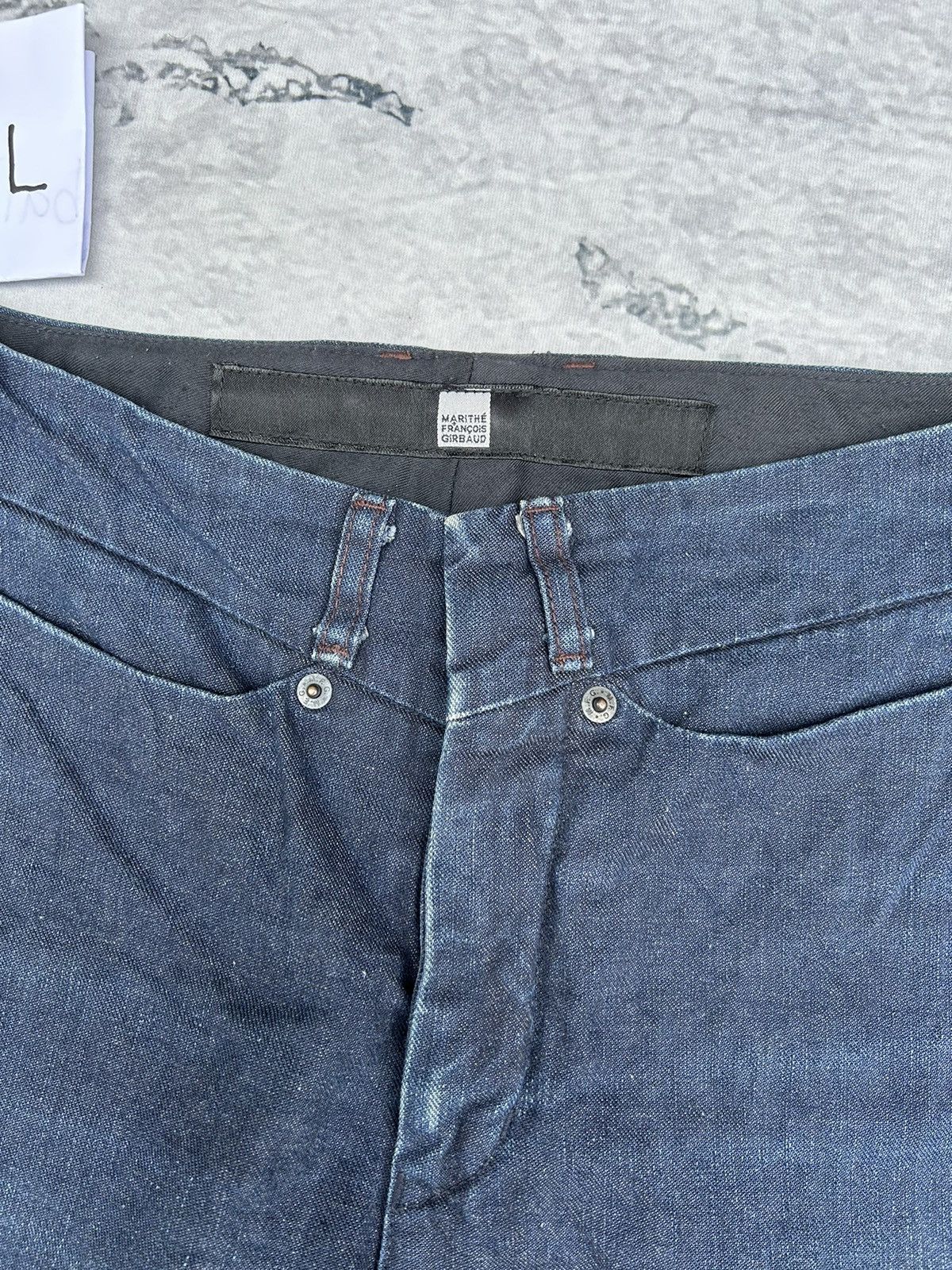 Marithe + Francois Girbaud Marithe Francois Girbaud Jeans “Rare Design” Size US 27 - 13 Thumbnail